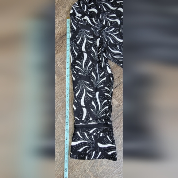 Pendleton Button Down Top Jacket Women's 16 Black & White Geometric 100% Cotton - Picture 13 of 13